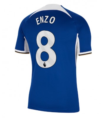 Chelsea Enzo Fernandez #8 Koszulka Podstawowych 2023-24 Krótki Rękaw
